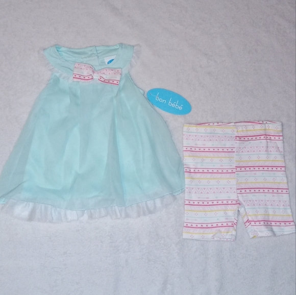 5 for $10 Bonbebe NWT Summer Outfit size 6-9M - Picture 6 of 8